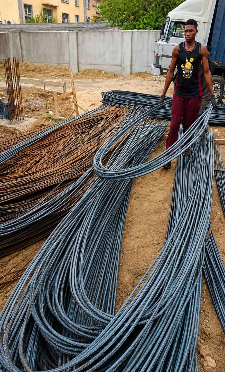 Reinforcement preparation on Lagos site